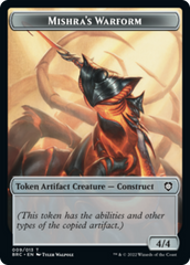 Mishra's Warform // Inkling Double-Sided Token [The Brothers' War Commander Tokens] MTG Single Magic: The Gathering    | Red Claw Gaming