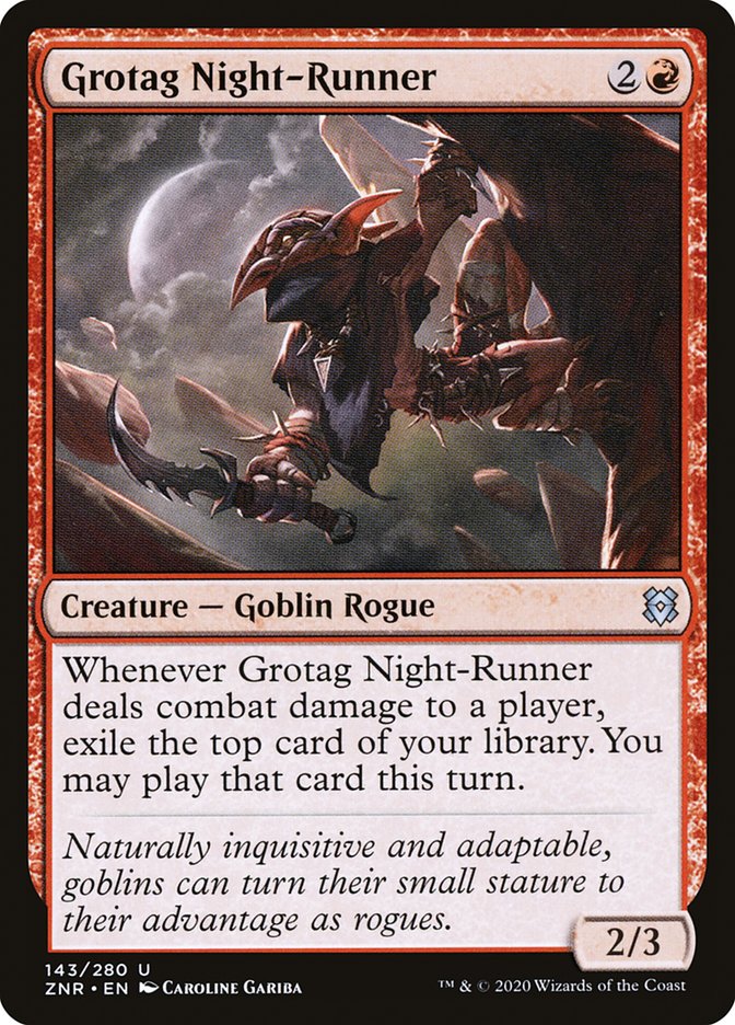 Grotag Night-Runner [Zendikar Rising] MTG Single Magic: The Gathering    | Red Claw Gaming