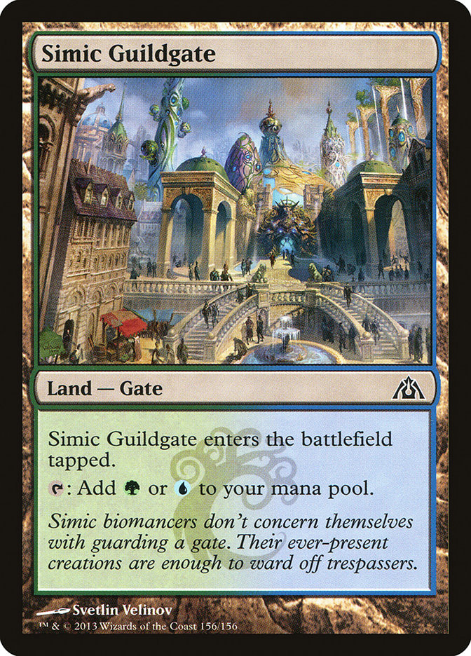 Simic Guildgate [Dragon's Maze] MTG Single Magic: The Gathering    | Red Claw Gaming