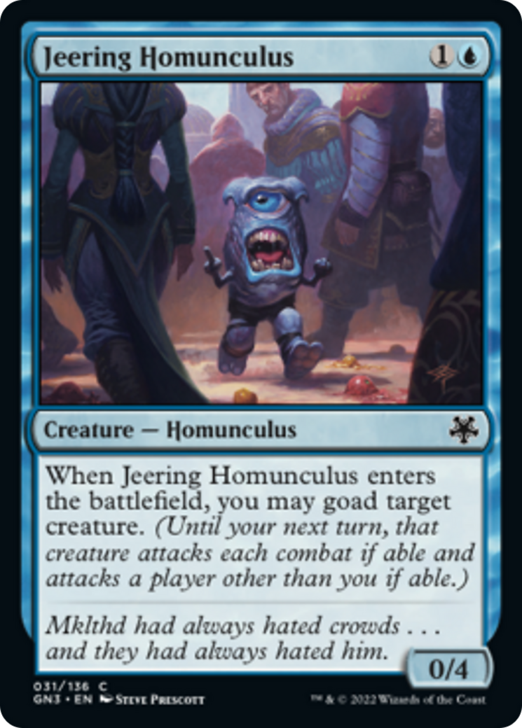 Jeering Homunculus [Game Night: Free-for-All] MTG Single Magic: The Gathering    | Red Claw Gaming