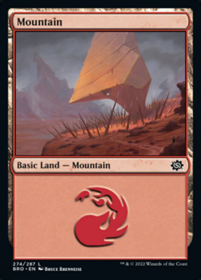 Mountain (274) [The Brothers' War] MTG Single Magic: The Gathering    | Red Claw Gaming