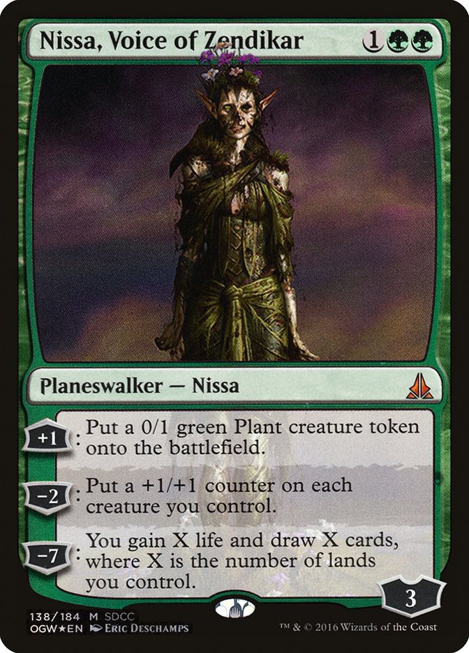 Nissa, Voice of Zendikar [San Diego Comic-Con 2016] MTG Single Magic: The Gathering    | Red Claw Gaming