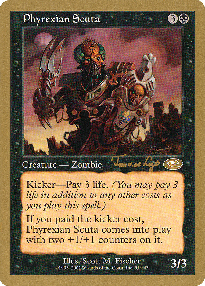 Phyrexian Scuta (Tom van de Logt) [World Championship Decks 2001] MTG Single Magic: The Gathering    | Red Claw Gaming