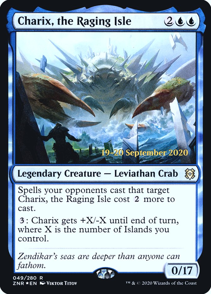 Charix, the Raging Isle [Zendikar Rising Prerelease Promos] MTG Single Magic: The Gathering    | Red Claw Gaming