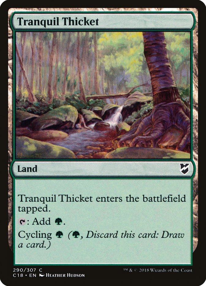 Tranquil Thicket [Commander 2018] MTG Single Magic: The Gathering    | Red Claw Gaming