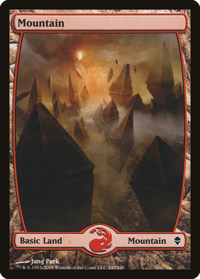 Mountain (243) [Zendikar] MTG Single Magic: The Gathering    | Red Claw Gaming