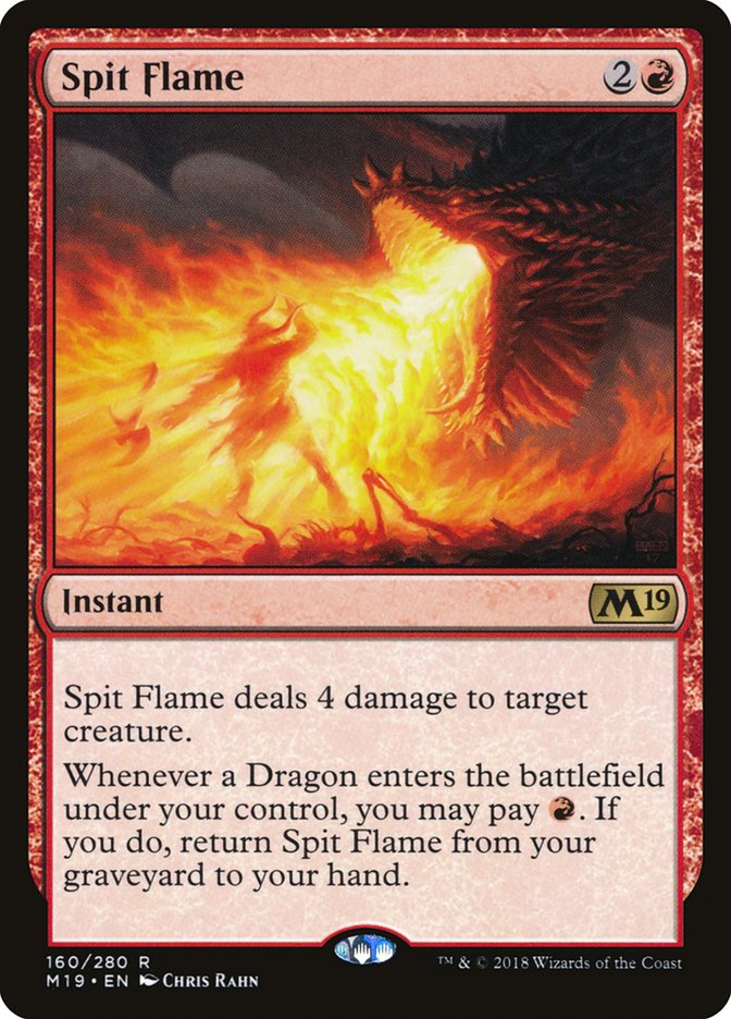 Spit Flame [Core Set 2019] MTG Single Magic: The Gathering    | Red Claw Gaming