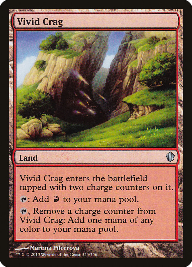 Vivid Crag [Commander 2013] MTG Single Magic: The Gathering    | Red Claw Gaming