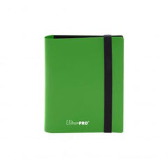 2-Pocket PRO Binder Albums Ultra Pro Lime Green   | Red Claw Gaming