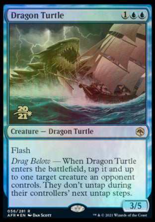 Dragon Turtle [Dungeons & Dragons: Adventures in the Forgotten Realms Prerelease Promos] MTG Single Magic: The Gathering    | Red Claw Gaming