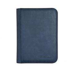 Suede Collection Zippered 4-Pocket Premium PRO-Binder Album Ultra Pro Sapphire   | Red Claw Gaming