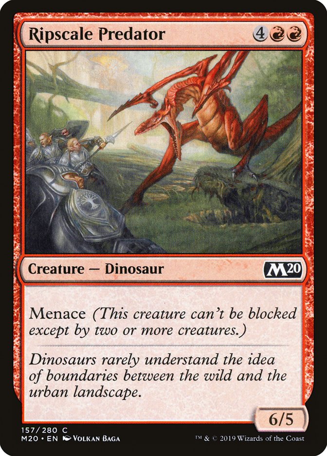 Ripscale Predator [Core Set 2020] MTG Single Magic: The Gathering    | Red Claw Gaming