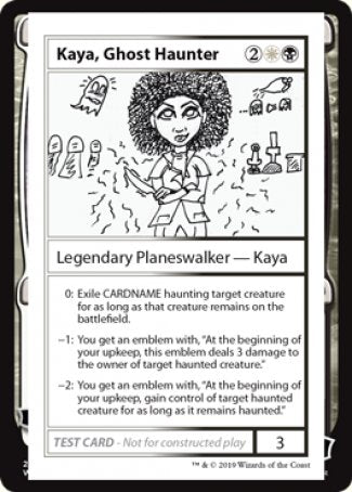 Kaya, Ghost Haunter (2021 Edition) [Mystery Booster Playtest Cards] MTG Single Magic: The Gathering    | Red Claw Gaming