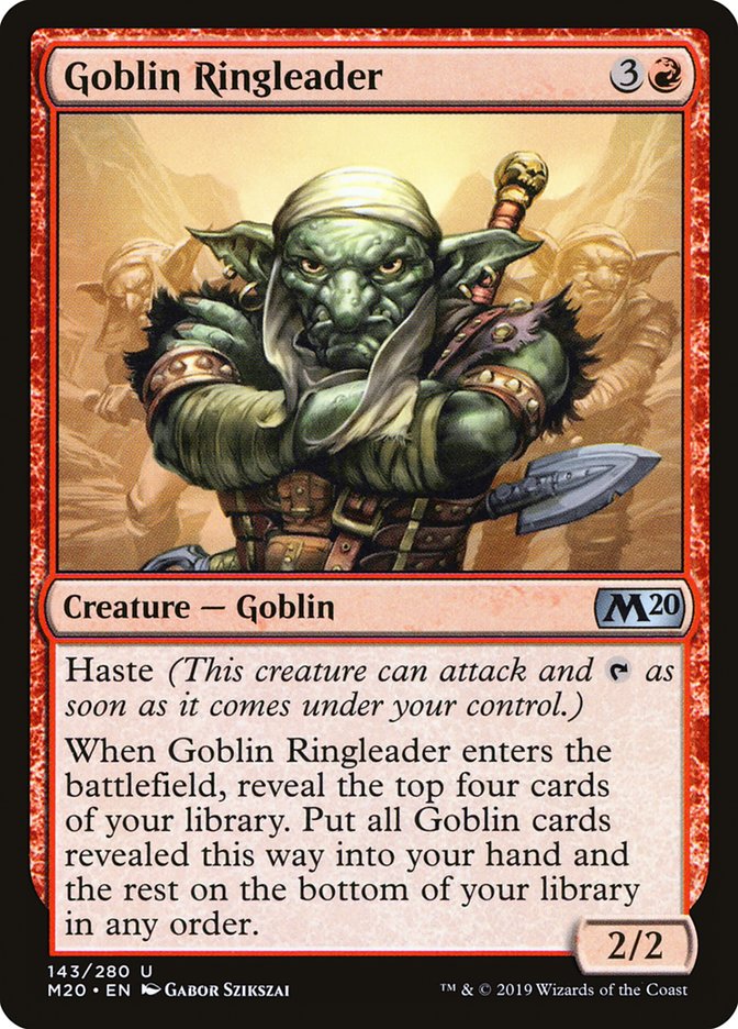 Goblin Ringleader [Core Set 2020] MTG Single Magic: The Gathering    | Red Claw Gaming