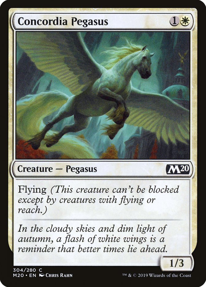 Concordia Pegasus [Core Set 2020] MTG Single Magic: The Gathering    | Red Claw Gaming