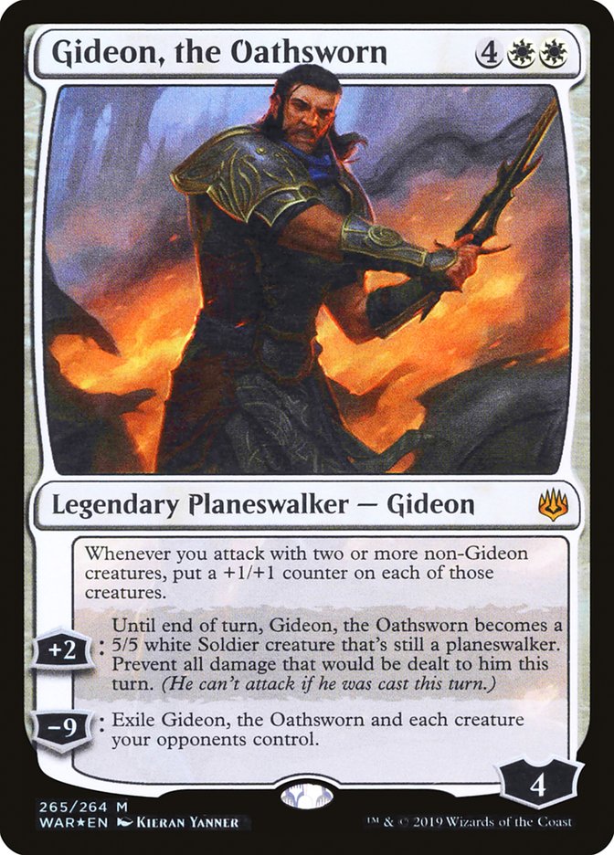 Gideon, the Oathsworn [War of the Spark] MTG Single Magic: The Gathering    | Red Claw Gaming