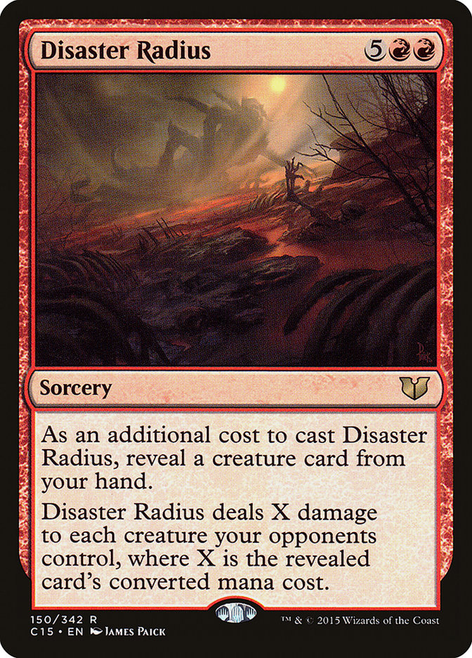 Disaster Radius [Commander 2015] MTG Single Magic: The Gathering    | Red Claw Gaming