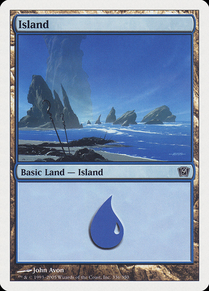 Island (336) [Ninth Edition] MTG Single Magic: The Gathering    | Red Claw Gaming