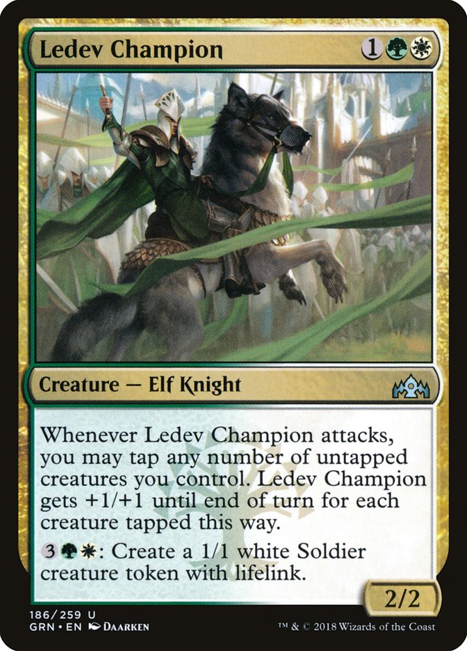 Ledev Champion [Guilds of Ravnica] MTG Single Magic: The Gathering    | Red Claw Gaming