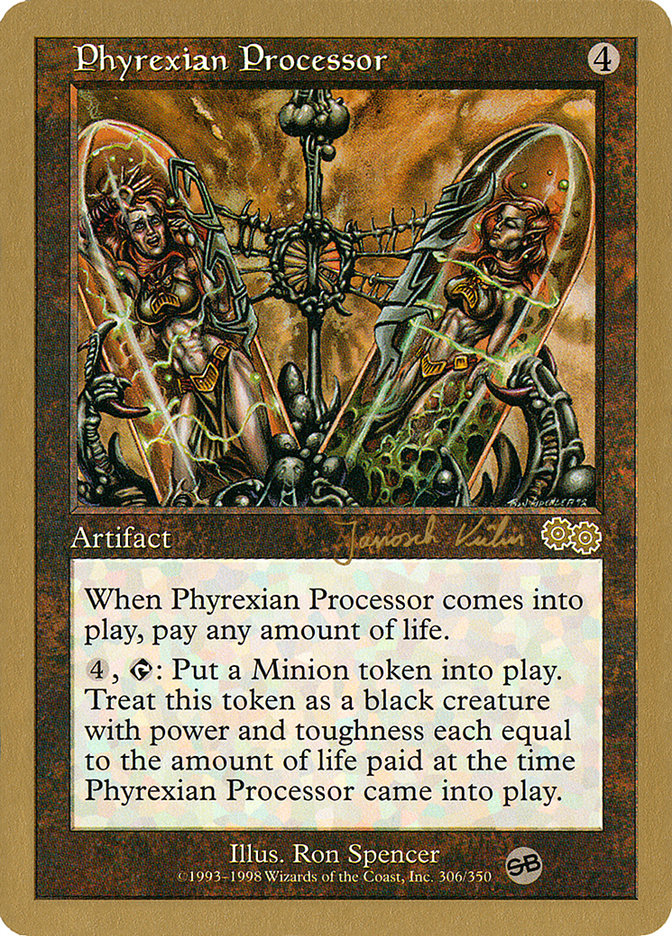 Phyrexian Processor (Janosch Kuhn) (SB) [World Championship Decks 2000] MTG Single Magic: The Gathering    | Red Claw Gaming