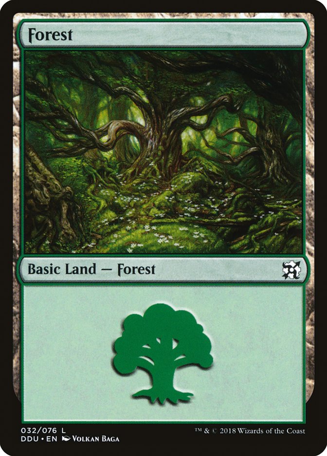 Forest (32) [Duel Decks: Elves vs. Inventors] MTG Single Magic: The Gathering    | Red Claw Gaming