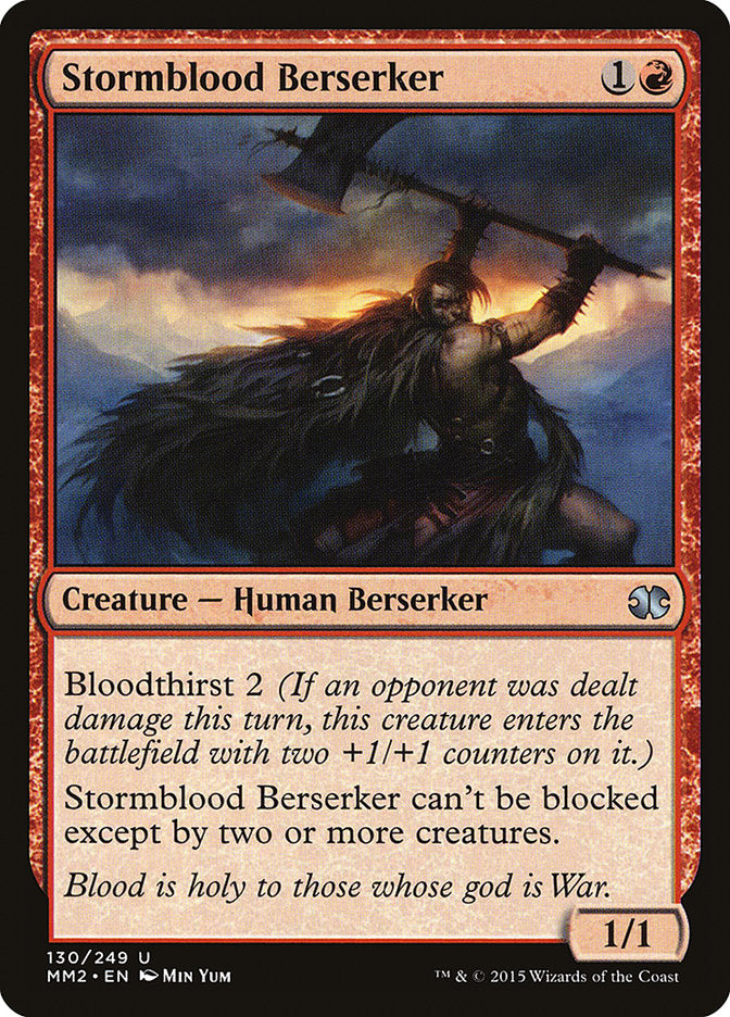 Stormblood Berserker [Modern Masters 2015] MTG Single Magic: The Gathering    | Red Claw Gaming