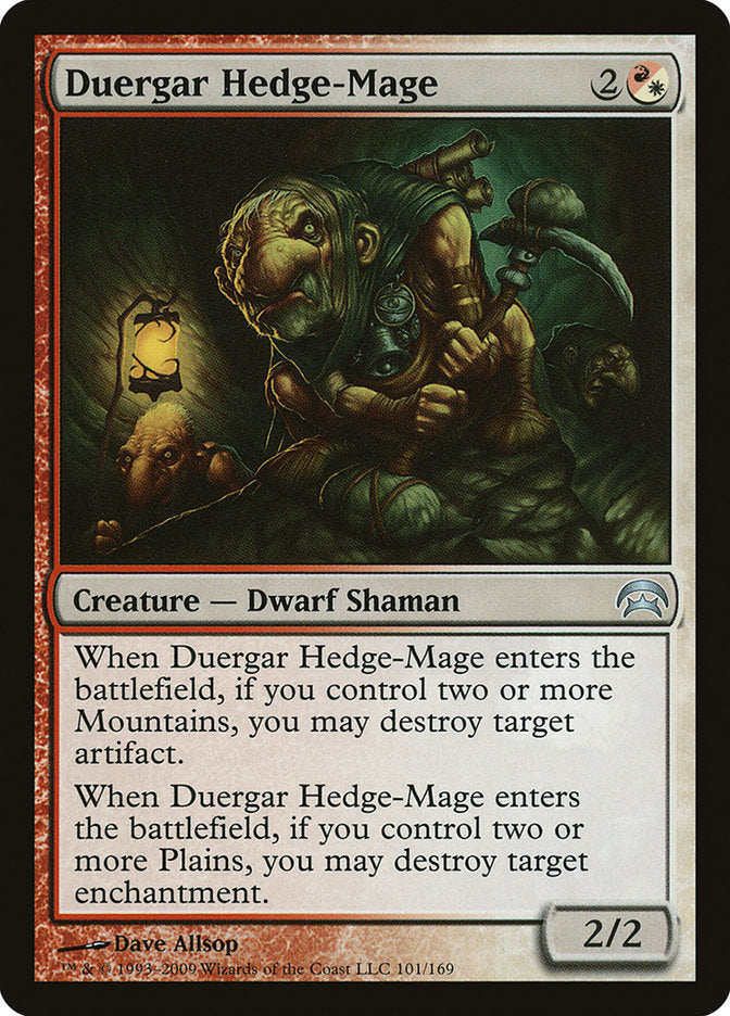 Duergar Hedge-Mage [Planechase] MTG Single Magic: The Gathering    | Red Claw Gaming