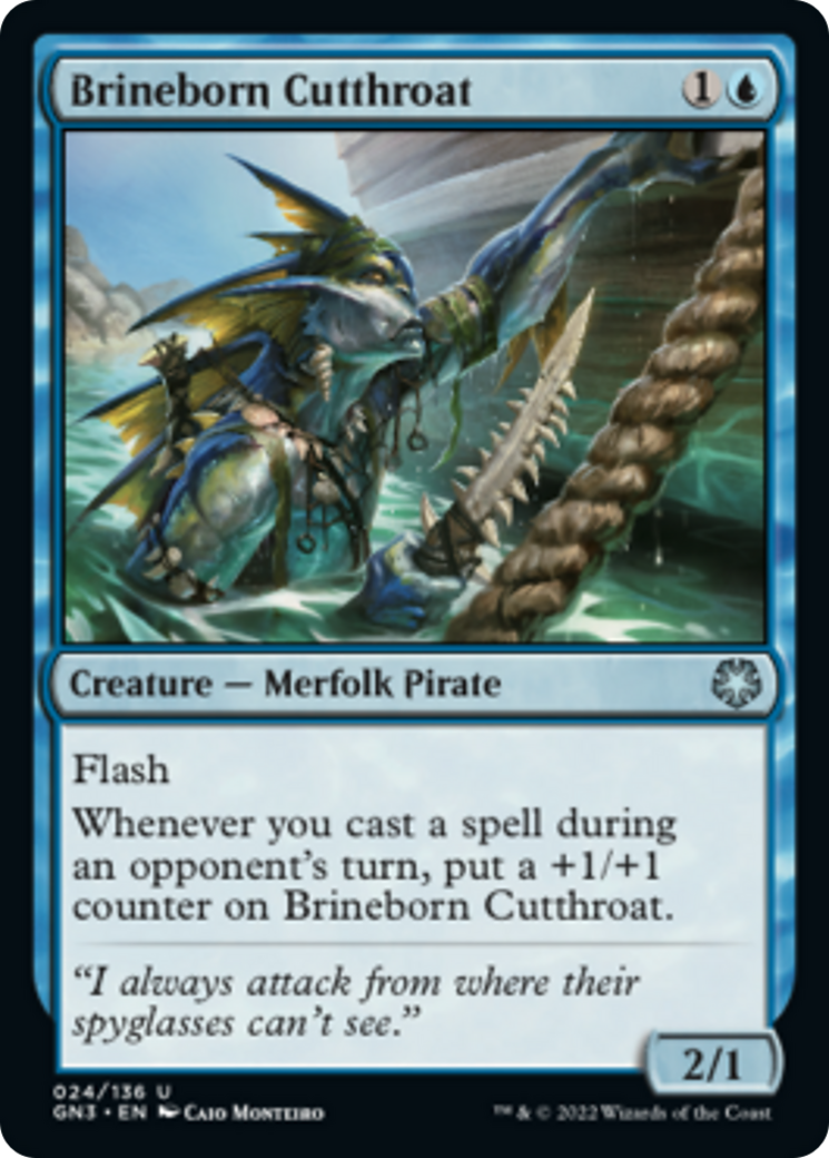 Brineborn Cutthroat [Game Night: Free-for-All] MTG Single Magic: The Gathering    | Red Claw Gaming