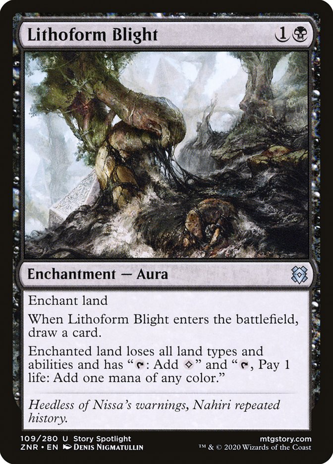 Lithoform Blight [Zendikar Rising] MTG Single Magic: The Gathering    | Red Claw Gaming