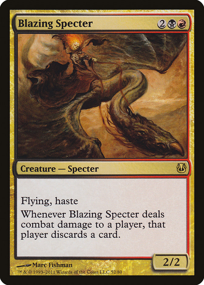 Blazing Specter [Duel Decks: Ajani vs. Nicol Bolas] MTG Single Magic: The Gathering    | Red Claw Gaming