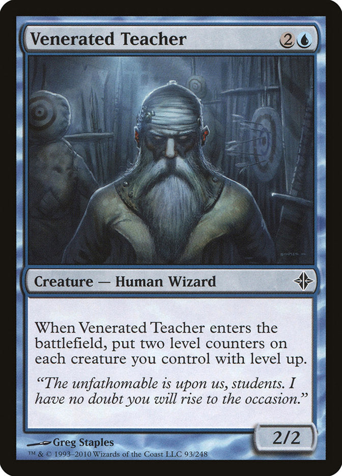 Venerated Teacher [Rise of the Eldrazi] MTG Single Magic: The Gathering    | Red Claw Gaming