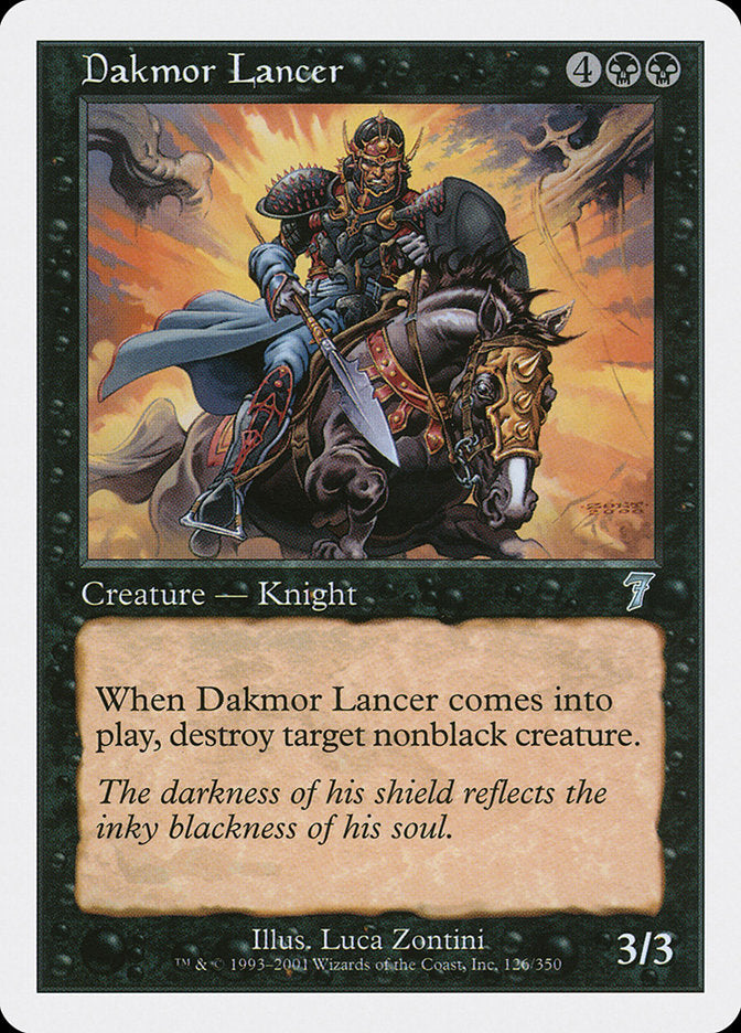 Dakmor Lancer [Seventh Edition] MTG Single Magic: The Gathering    | Red Claw Gaming