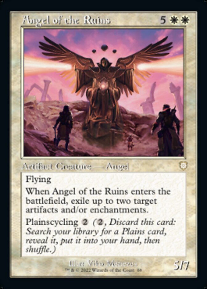 Angel of the Ruins (Retro) [The Brothers' War Commander] MTG Single Magic: The Gathering    | Red Claw Gaming