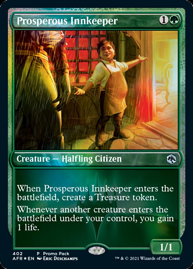 Prosperous Innkeeper (Promo Pack) [Dungeons & Dragons: Adventures in the Forgotten Realms] MTG Single Magic: The Gathering    | Red Claw Gaming