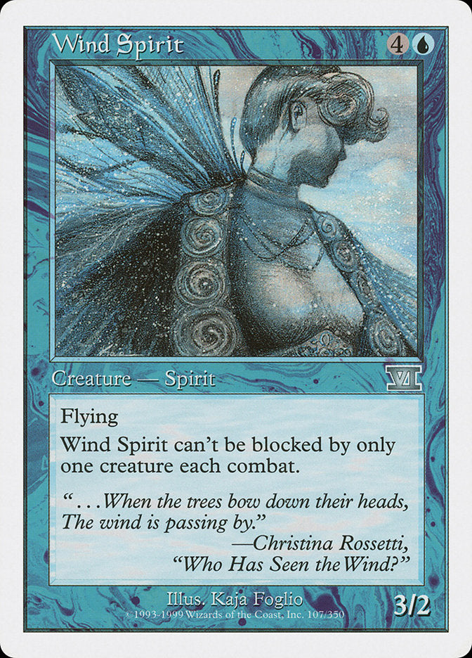 Wind Spirit [Classic Sixth Edition] MTG Single Magic: The Gathering    | Red Claw Gaming