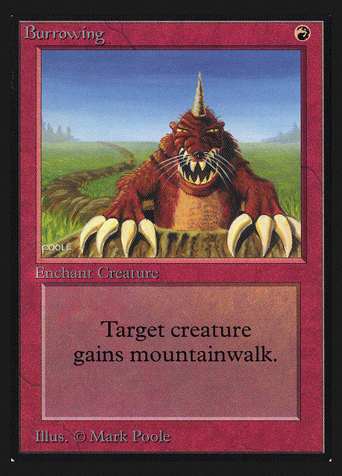 Burrowing [International Collectors' Edition] MTG Single Magic: The Gathering    | Red Claw Gaming