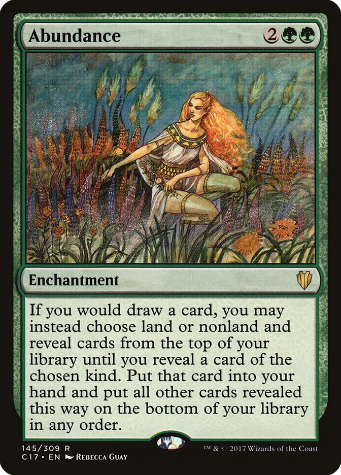 Abundance [Commander 2017] MTG Single Magic: The Gathering    | Red Claw Gaming