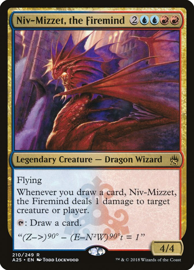 Niv-Mizzet, the Firemind [Masters 25] MTG Single Magic: The Gathering    | Red Claw Gaming