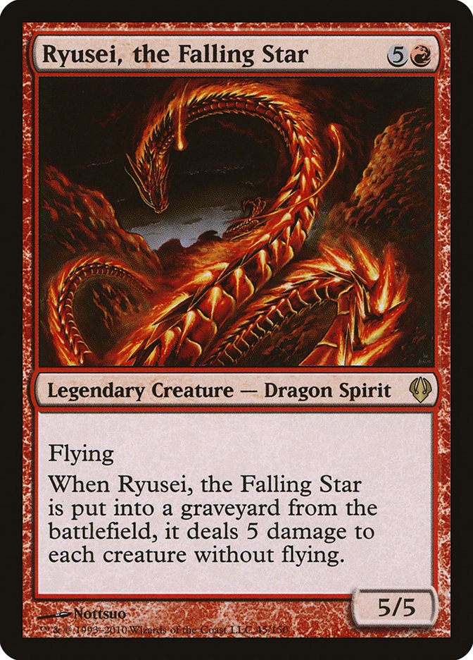 Ryusei, the Falling Star [Archenemy] MTG Single Magic: The Gathering    | Red Claw Gaming