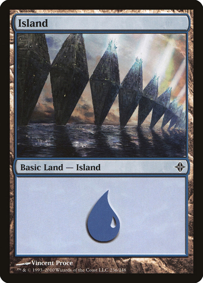 Island (236) [Rise of the Eldrazi] MTG Single Magic: The Gathering    | Red Claw Gaming