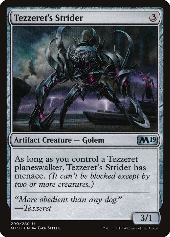 Tezzeret's Strider [Core Set 2019] MTG Single Magic: The Gathering    | Red Claw Gaming