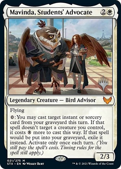 Mavinda, Students' Advocate (Promo Pack) [Strixhaven: School of Mages Promos] MTG Single Magic: The Gathering    | Red Claw Gaming