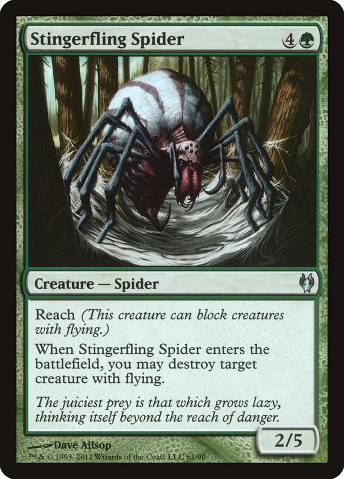 Stingerfling Spider [Duel Decks: Izzet vs. Golgari] MTG Single Magic: The Gathering    | Red Claw Gaming