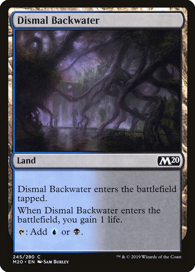 Dismal Backwater [Core Set 2020] MTG Single Magic: The Gathering    | Red Claw Gaming