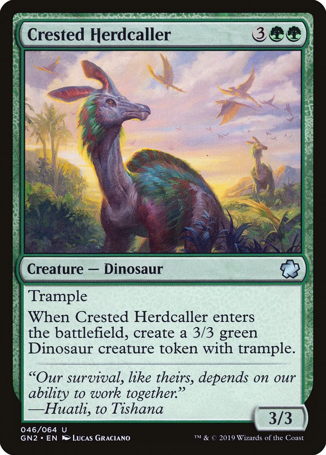 Crested Herdcaller [Game Night 2019] MTG Single Magic: The Gathering    | Red Claw Gaming