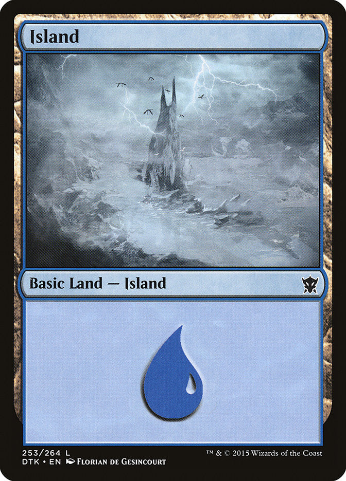 Island (253) [Dragons of Tarkir] MTG Single Magic: The Gathering    | Red Claw Gaming