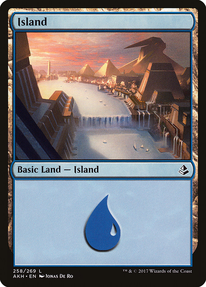 Island (258) [Amonkhet] MTG Single Magic: The Gathering    | Red Claw Gaming