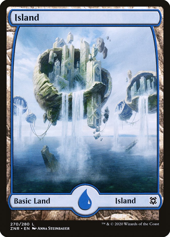 Island (270) [Zendikar Rising] MTG Single Magic: The Gathering    | Red Claw Gaming