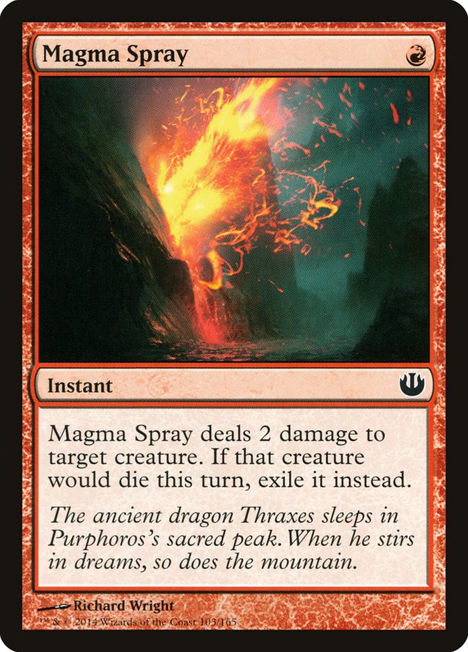 Magma Spray [Journey into Nyx] MTG Single Magic: The Gathering    | Red Claw Gaming