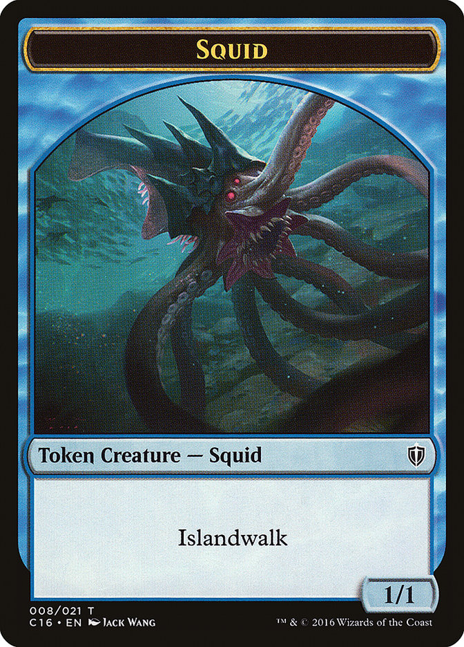 Squid Token [Commander 2016 Tokens] MTG Single Magic: The Gathering    | Red Claw Gaming